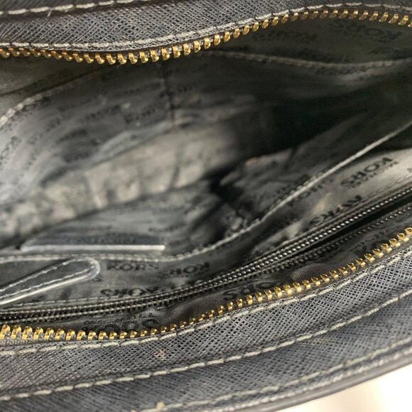 Michael Kors Black Hamilton Traveler Messenger Crossbody w/ Key And Lock - Picture 11 of 16